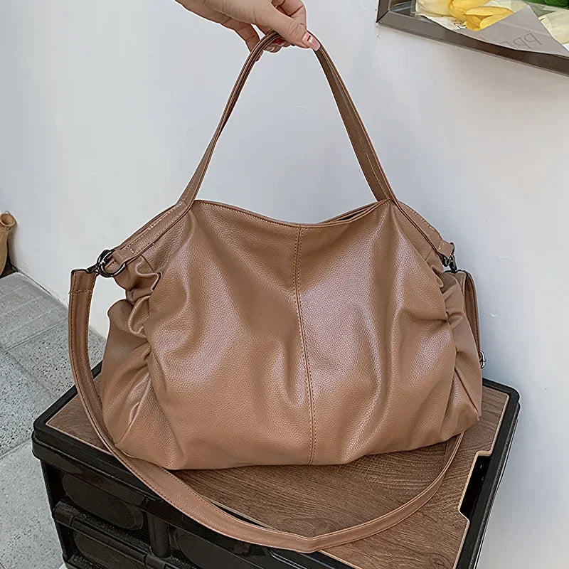 Big Black Shoulder Bags for Women Large Hobo Shopper Bag