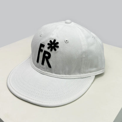 Plaid Flat Brim Baseball Cap – Unisex Sun Hat with Letter Embroidery