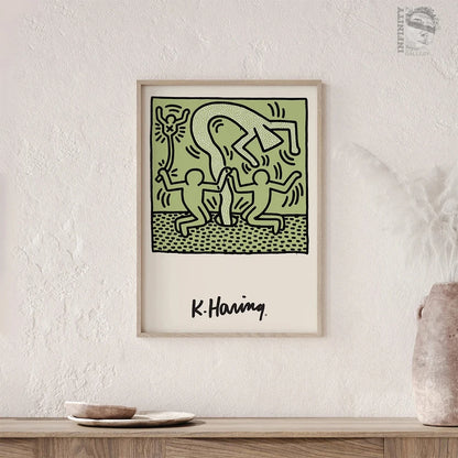 Matisse Cutout Canvas Wall Art Print – Green Botanical Poster