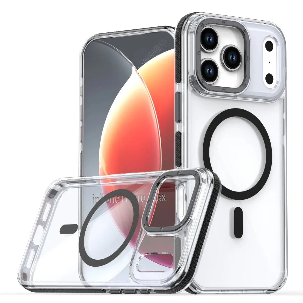 MagSafe Clear iPhone Case – Shockproof Wireless Charging Cover