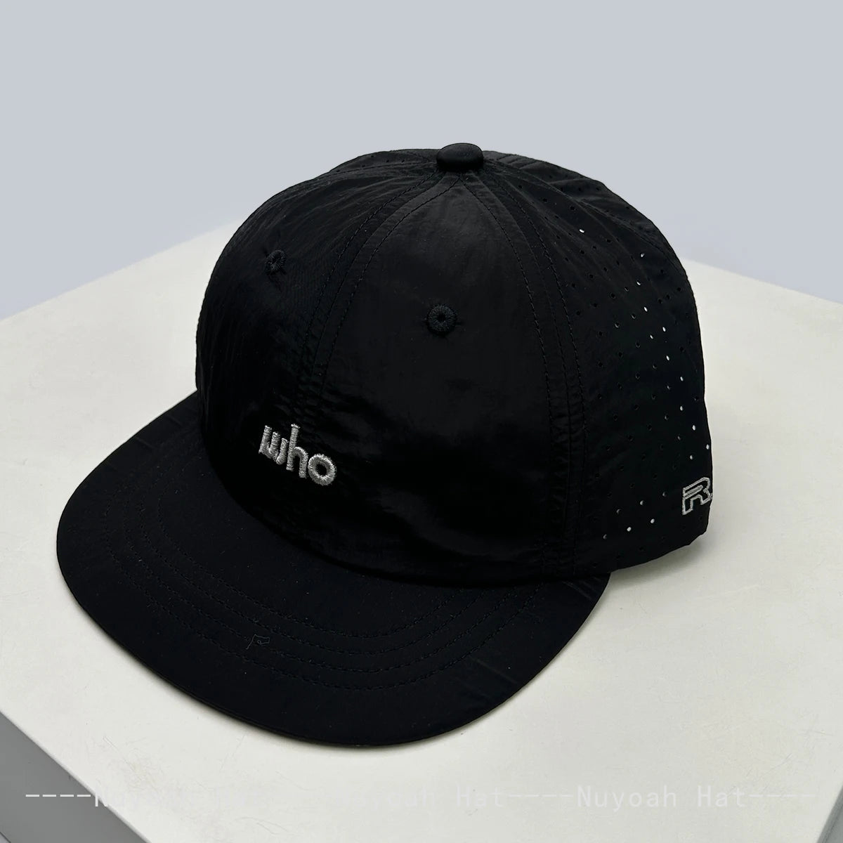 Embroidered Baseball Cap – Quick-Dry Mesh Snapback