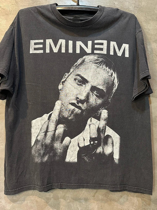 Eminem Vintage Graphic T-Shirt – Oversized Hip Hop Tee