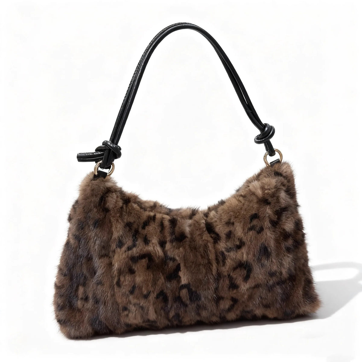 Mink Fur Shoulder Bag – Luxury Women's Crossbody Handbag