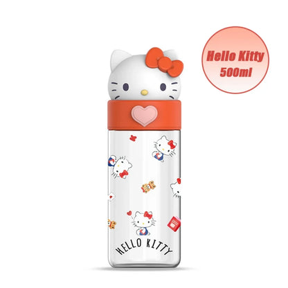 Sanrio 500ml Transparent Water Bottle