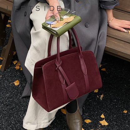 Women Suede Shoulder Bag