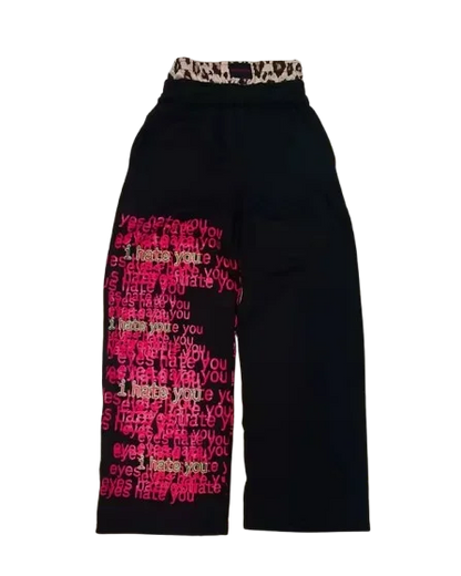 Y2K Baggy Wide Leg Sweatpants Men Women Streetwear Hip Hop Track Pants