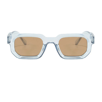 Retro Rectangle Sunglasses – UV400 Men's Vintage Square Frame