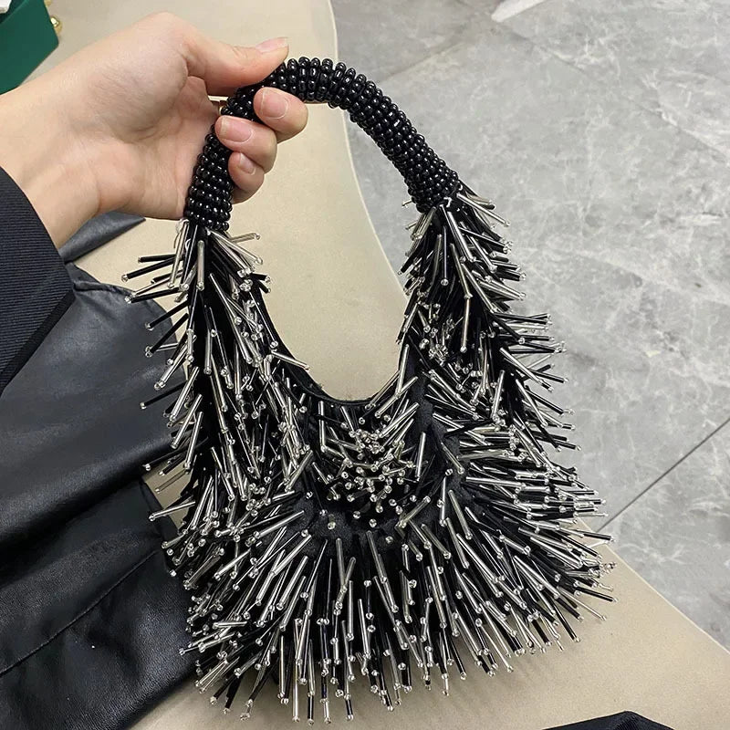 Cute Sequin Tassels Crossbody Bags Women Females Trend Shoulder Bag Lady Handbags Purses