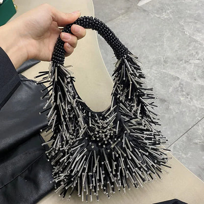 Cute Sequin Tassels Crossbody Bags Women Females Trend Shoulder Bag Lady Handbags Purses
