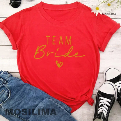 Bride Bachelorette Party T-Shirt – Cotton Hen Party Tee