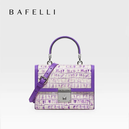 Luxury Wool & Leather Evening Shoulder Bag