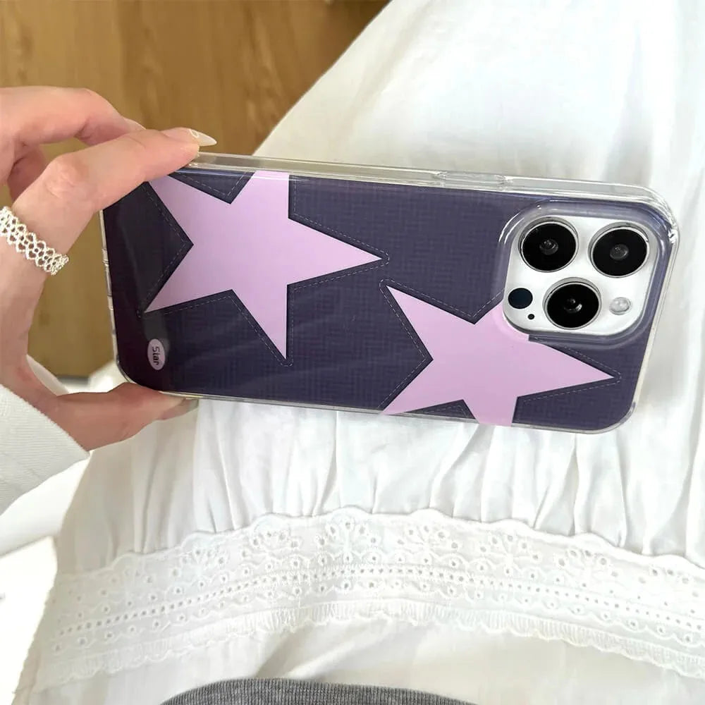 Korean Y2K Star Phone Case for Xiaomi Redmi Note Series