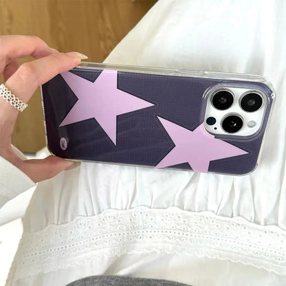 Korean Y2K Star Phone Case for Xiaomi Redmi Note Series