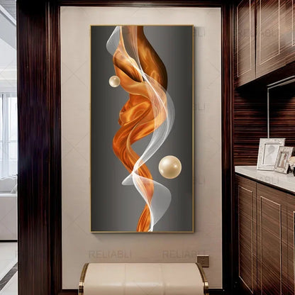 Abstract Geometric Wall Art Canvas Poster – Modern Nordic Decor
