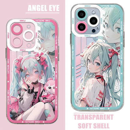 Hatsune Miku iPhone Case – Anime Phone Cover for iPhone 11–17