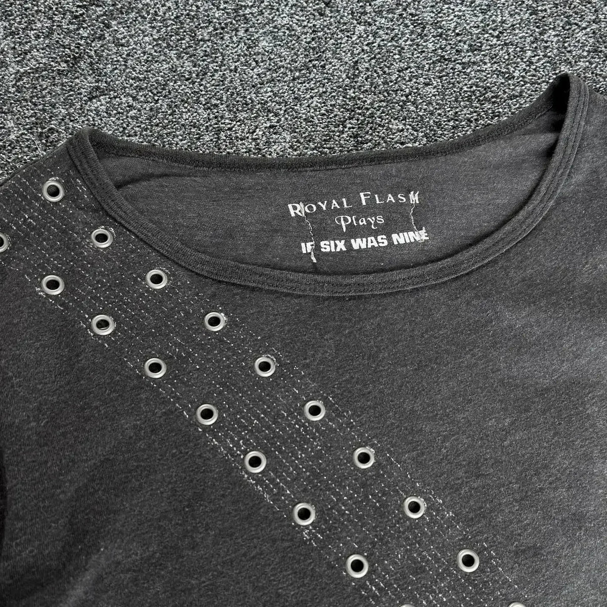 Guitar Print Long Sleeve T-Shirt – Y2K Harajuku Streetwear