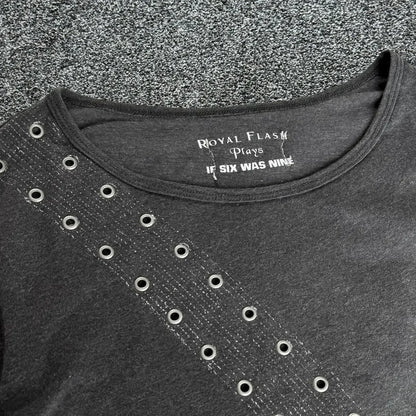 Guitar Print Long Sleeve T-Shirt – Y2K Harajuku Streetwear
