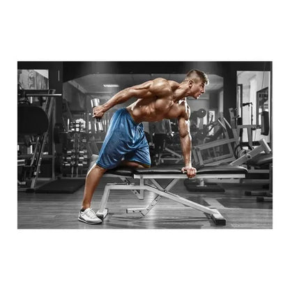 Gym Motivation Wall Art Print – Bodybuilding Fitness Poster for Home & Gym Decor