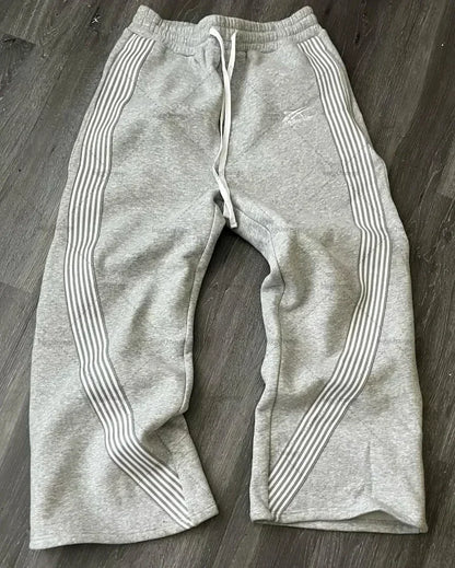 Y2K Baggy Wide Leg Sweatpants Men Women Streetwear Hip Hop Track Pants