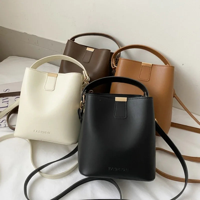 Women PU Leather Handbag Casual Tote Bag