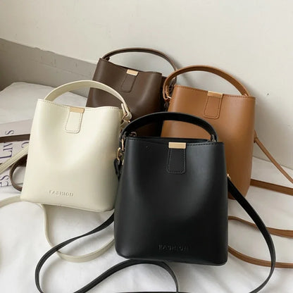 Women PU Leather Handbag Casual Tote Bag