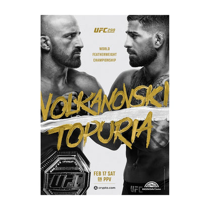 UFC MMA Fight Poster Print – Boxing & MMA Canvas Wall Art for Gym