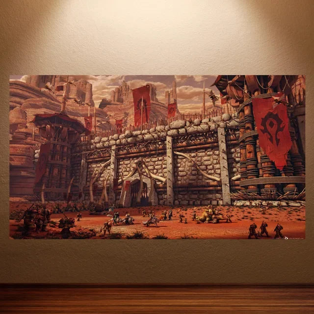 World of Warcraft Canvas Poster – Retro Game Wall Art Decor