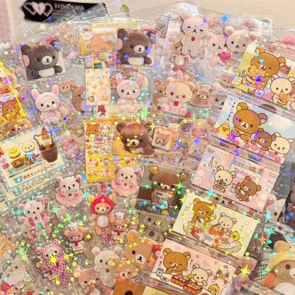 Hello Kitty Rilakkuma Laser Sticker Sheets