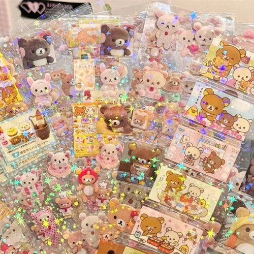 Hello Kitty Rilakkuma Laser Sticker Sheets