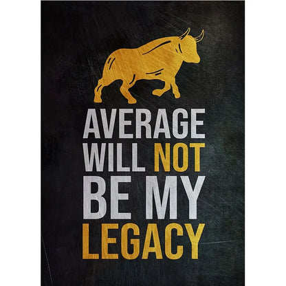 Stock Trading Motivational Wall Art Poster – Buy Fear Sell Greed