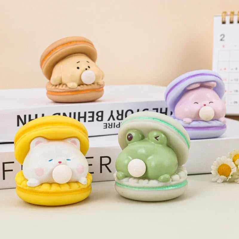 Cute Animal Bubble Burger Stress Relief Toy