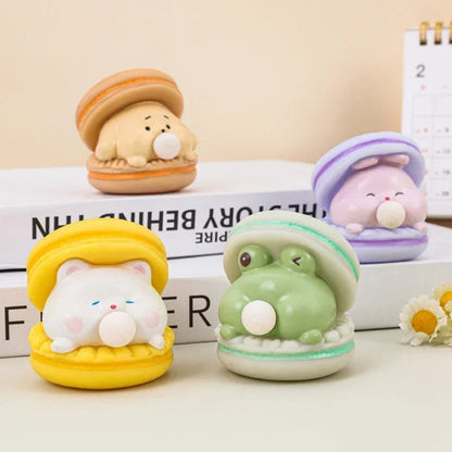 Cute Animal Bubble Burger Stress Relief Toy