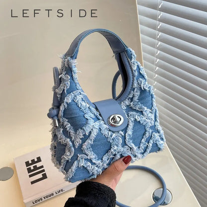 Soft Fabric Trend Small Shoulder Crossbody Bags