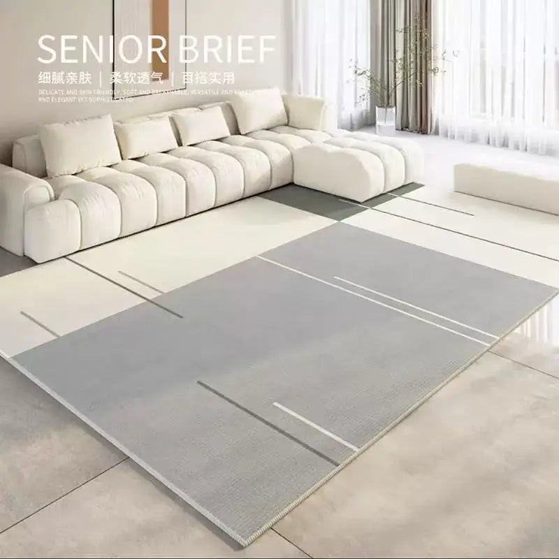 Luxury Area Rug – Modern Minimalist Non-Slip Living Room Carpet