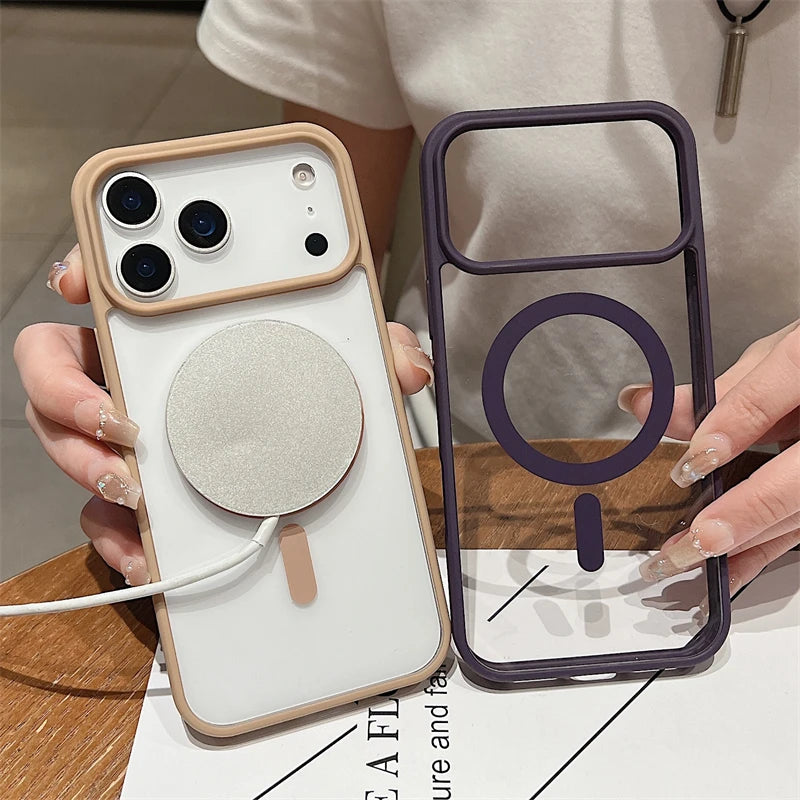 MagSafe Clear iPhone Case – Magnetic Wireless Charging