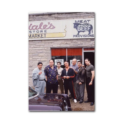 The Sopranos Canvas Print – Classic TV Series Wall Art