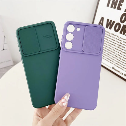 Slide Camera Protection Case for Samsung Galaxy – S26, S25, S24, S23, S22, S21, A Series