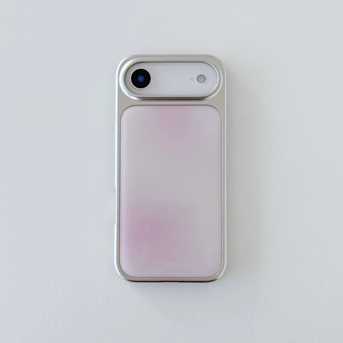 Pink Blur iPhone Case – Luxury Gold Frame Star Design