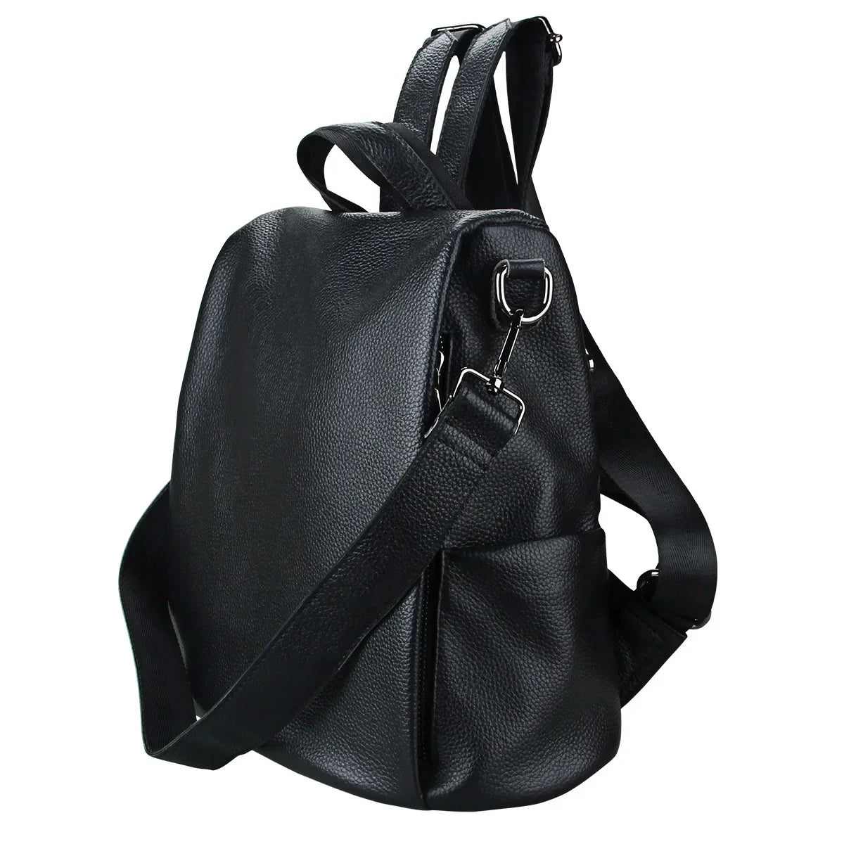 Genuine Leather Women's Backpack – Large Capacity