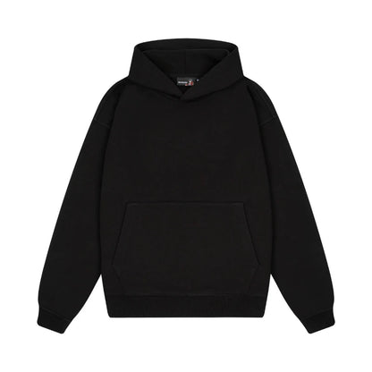 Spiderweb Embroidery Oversized Hoodie – Unisex Gothic Streetwear