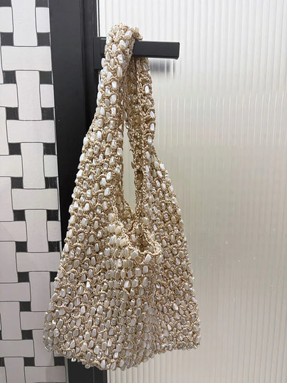 Pearl Beaded Evening Bag – Wedding & Party Bridal Purse