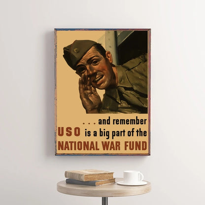 Soviet USSR Vintage Propaganda Poster – Stalin Portrait Retro Wall Art Print