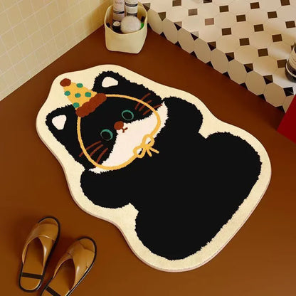 Dachshund Bath Mat – Non-Slip Absorbent Bathroom Rug