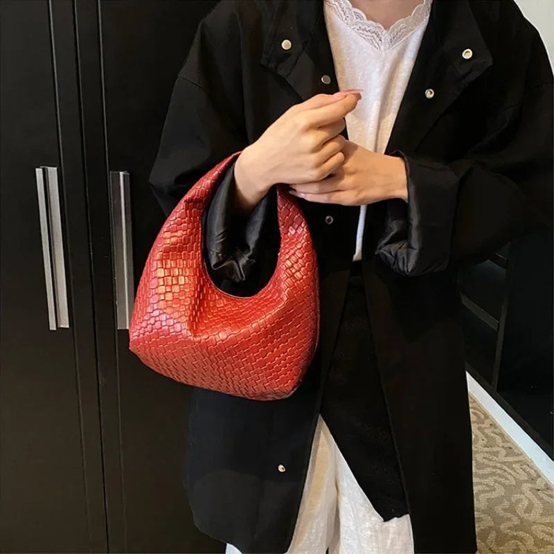 Retro Casual Versatile PU Leather Tote Bag