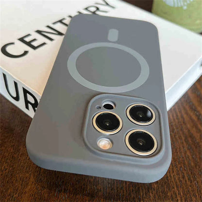 MagSafe Liquid Silicone iPhone Case – Magnetic Slim Cover iPhone 13 14 15 16 17