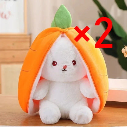 Strawberry Carrot Bunny Plush Toy 25cm