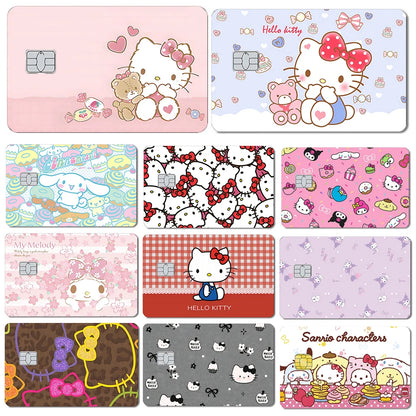 Sanrio Cartoon Bank Card Skin Stickers
