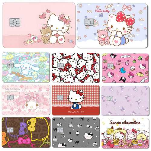 Sanrio Cartoon Bank Card Skin Stickers