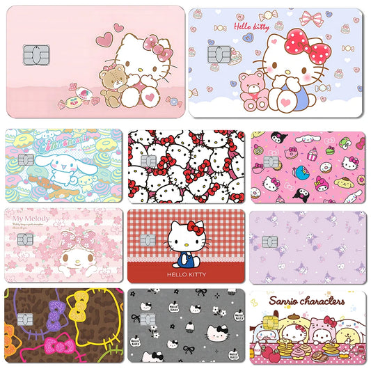 Sanrio Cartoon Bank Card Skin Stickers