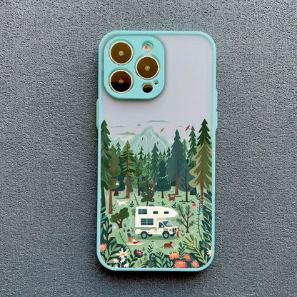 Forest Camping Landscape iPhone Case – All Models